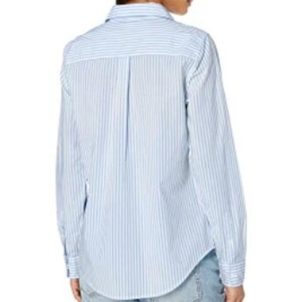 Women's Classic-Fit Long-Sleeve Button-Down Poplin Shirt