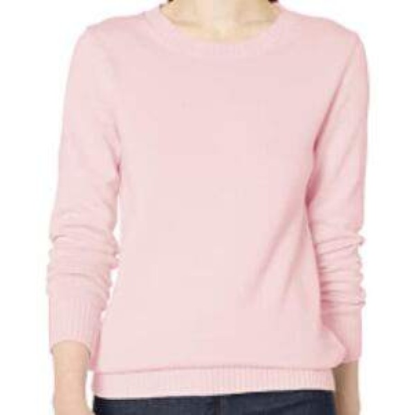 Women's 100% Cotton Crewneck Sweater