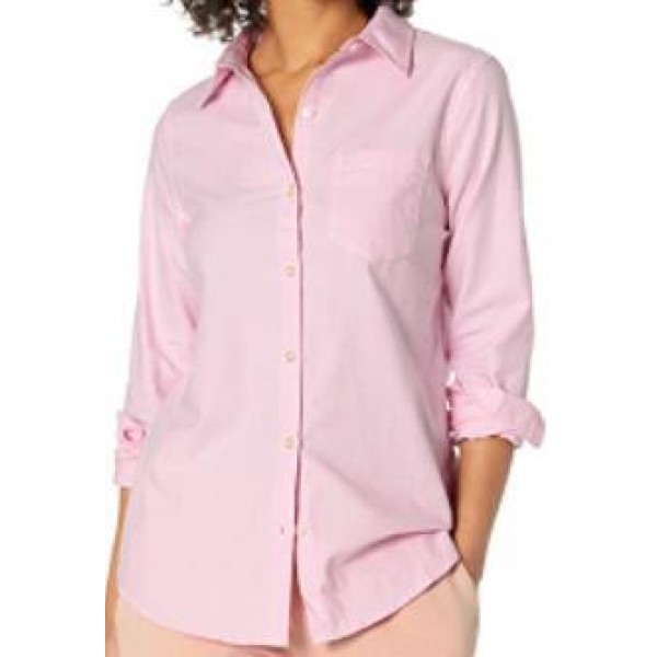 Women's Classic Fit Long Sleeve Button Down Oxford...