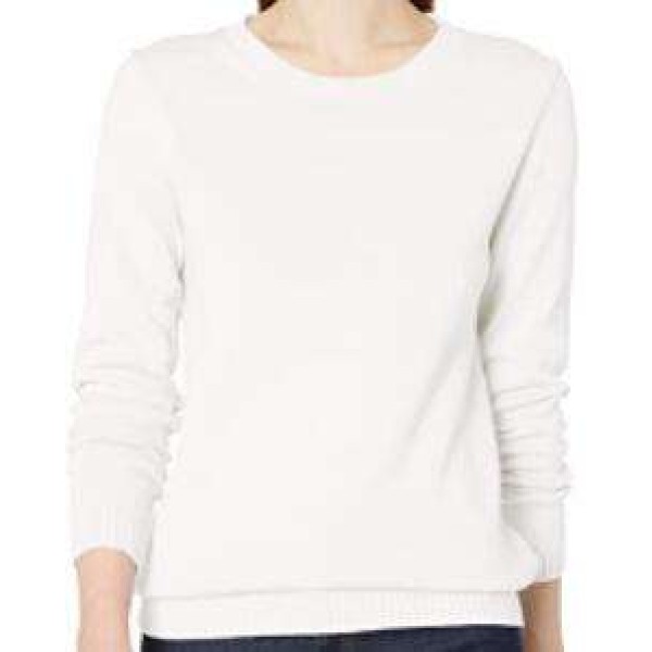 Women's 100% Cotton Crewneck Sweater